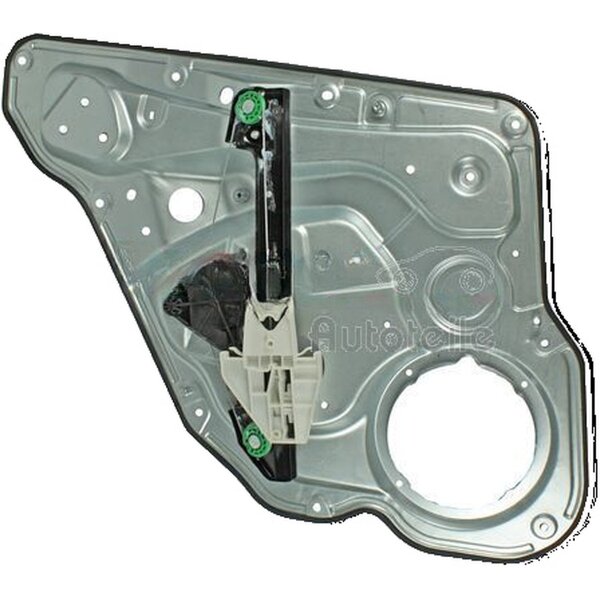 Rear right-hand electric Window Regulator base carrier METZGER for SEAT LEON