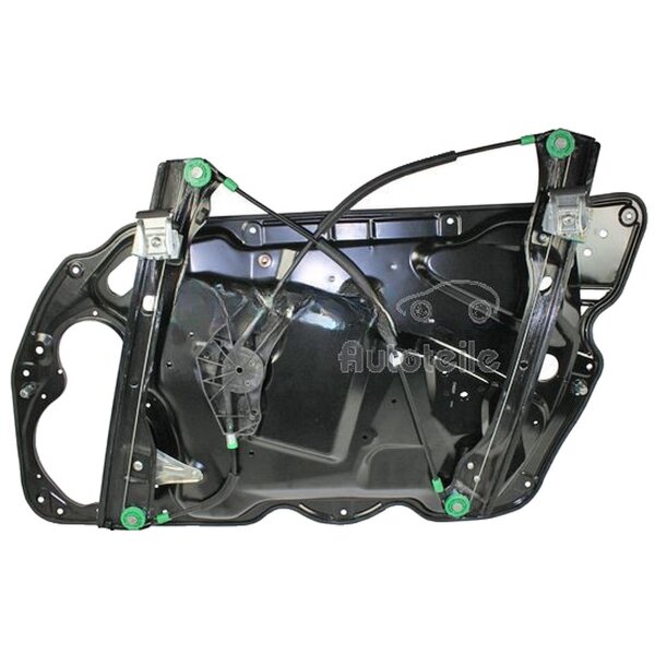 Electric front left Window Regulator with base carrier METZGER for VW PASSAT