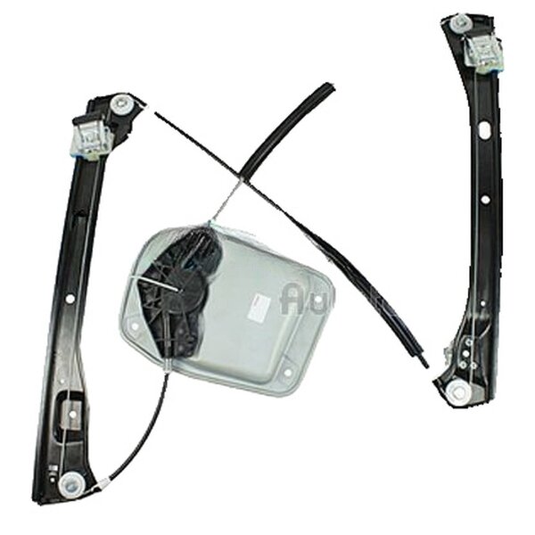 Front left electric Window Regulator with base carrier METZGER for VW GOLF