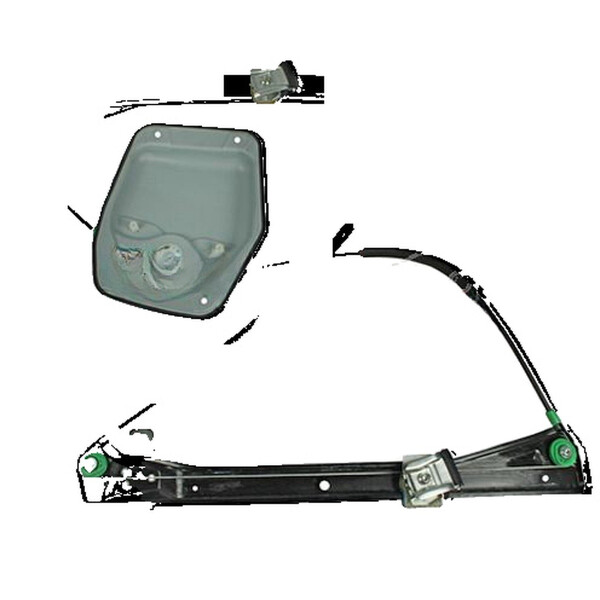 Electric front left Window Regulator with base carrier METZGER for VW JETTA