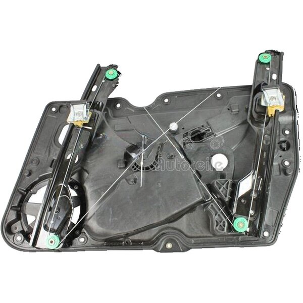 Front left electric Window Regulator with base carrier METZGER for VW GOLF