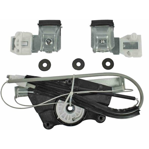 Repair kit window regulator front left electric METZGER for VW NEW BEETLE