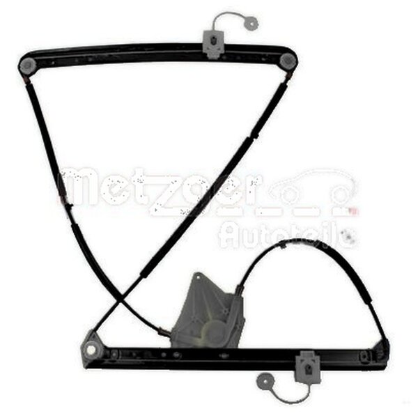 Fensterheber vorne links elektrisch ohne Elektromotor METZGER für AUDI A3