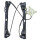 Window Regulator front left METZGER IAM-Expertise suitable for e.g. SKODA RAPID