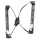 Window Regulator front right METZGER suitable for e.g. SEAT ALHAMBRA