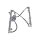 Window Regulator front right METZGER IAM-Expertise suitable for e.g. OPEL ASTRA