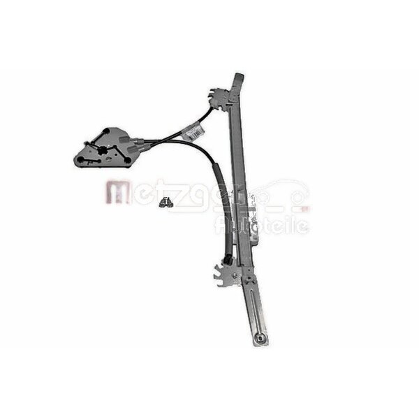 Window Regulator rear left METZGER IAM-Expertise suitable for e.g. SEAT ALTEA