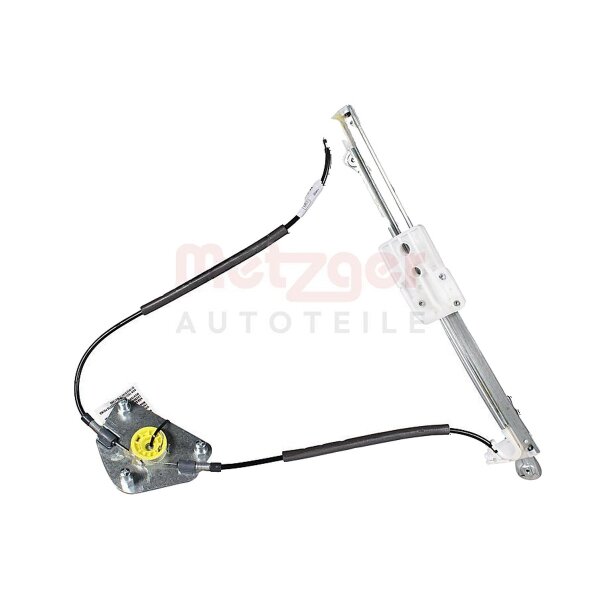 Electric Motor Window Regulator rear left METZGER for e.g. VW GOLF