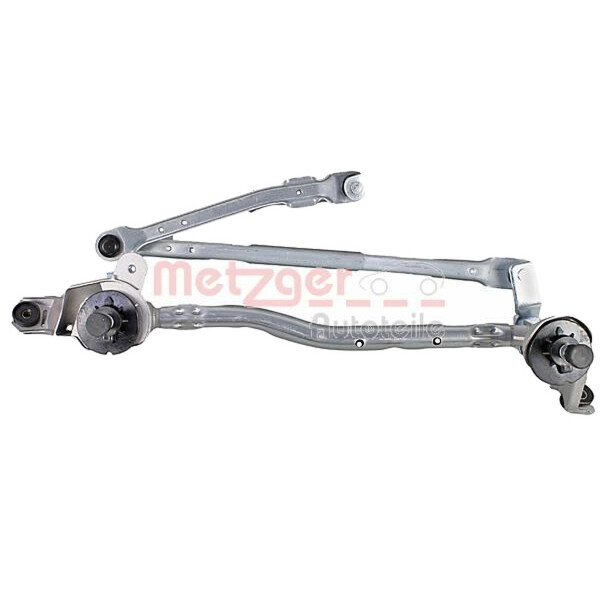 Wischergestänge vorne ohne Elektromotor für Linkslenker METZGER für NISSAN NOTE