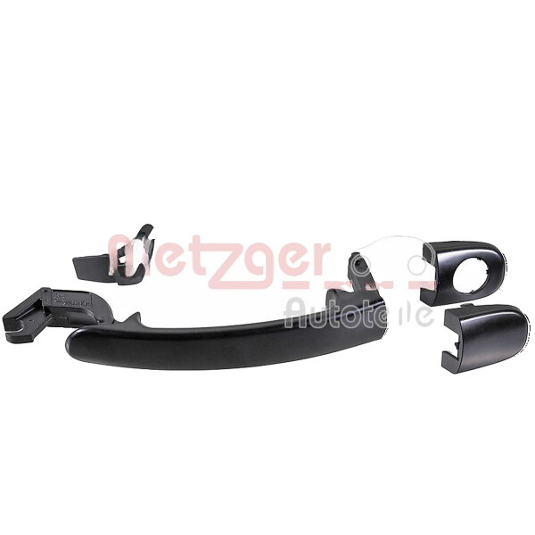 Türaußengriff hinten links ohne Schloss schwarz METZGER für u.a. SEAT LEON