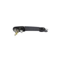 Exterior Door Handle front left with Key METZGER for e.g. VW POLO