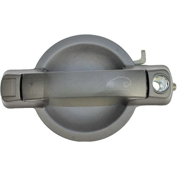 Exterior Door Handle front left without key black METZGER for e.g. FIAT DOBLO