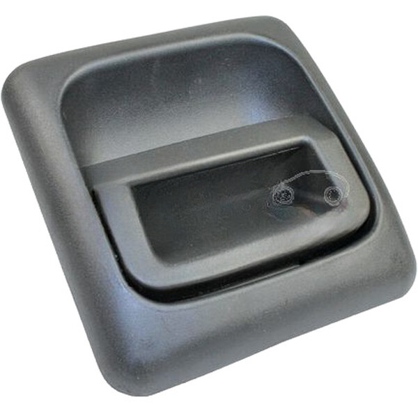 Exterior Door Handle front left without key black METZGER for e.g. FIAT DUCATO