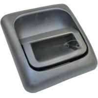 Exterior Door Handle front left without key black METZGER...