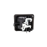 Exterior Door Handle right without Key black METZGER for e.g. FIAT DUCATO