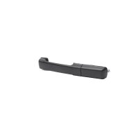 Exterior Door Handle rear right without key black METZGER...