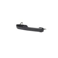 Exterior Door Handle rear right without key black METZGER...