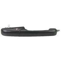 Exterior Door Handle rear left without key black METZGER...