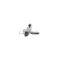 Exterior Door Handle front left with Key black METZGER for e.g. VW PASSAT