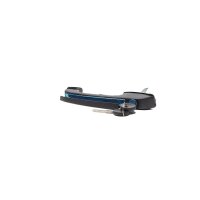 Exterior Door Handle front right with Key black METZGER...