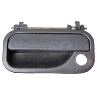 Exterior Door Handle front left without key black METZGER...