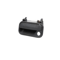 Exterior Door Handle front left without key black METZGER for e.g. OPEL ASTRA