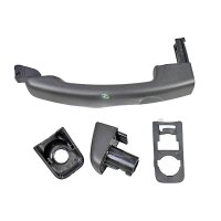Exterior Door Handle rear door black METZGER for e.g....