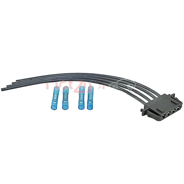 Kabelreparatursatz Vorwiderstand-Klimalüfter 4 Kabel METZGER für u.a. VW GOLF
