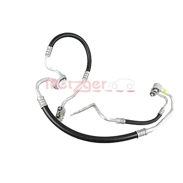 Hochdruck-Niederdruck-Leitung Klimaanlage METZGER für OPEL CORSA