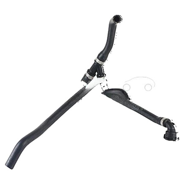 Radiator Hose from connecting pipe to engine cooler METZGER for BMW 5 Series