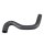 Radiator Hose bottom from radiator to water pipe METZGER for PEUGEOT 206