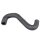 Radiator Hose top Oil Cooler to pipe 1 METZGER for e.g. SEAT ALHAMBRA