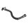 Radiator Hose front right from radiator to additional radiator METZGER for BMW