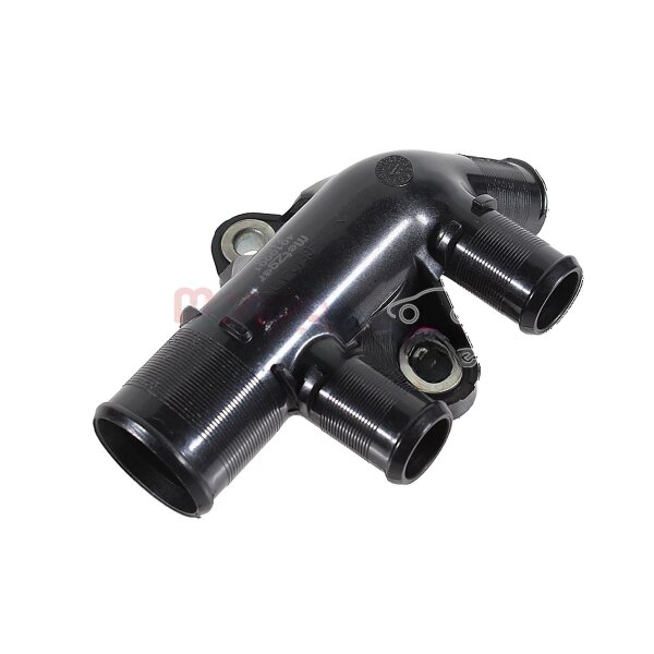 Coolant Flange Engine Block with Seal Plastic METZGER for e.g. CITROËN ZX