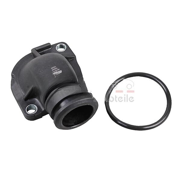 Coolant Flange Thermostat with Seal METZGER for e.g. VW GOLF
