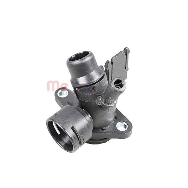 Coolant Flange gearbox side plastic METZGER for e.g. AUDI A4