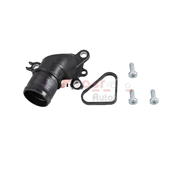 Kühlmittelflansch mit Dichtung Kunststoff METZGER für u.a. NISSAN X-TRAIL