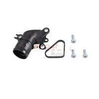 Coolant Flange with Seal Plastic METZGER for e.g. NISSAN...