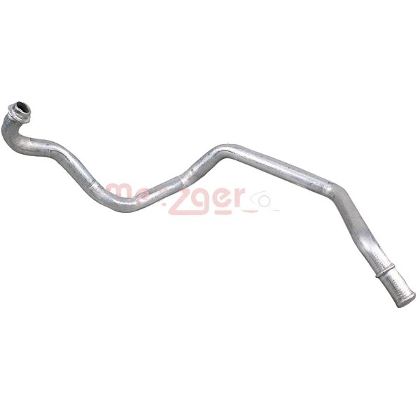 Coolant Pipe on heat exchanger metal METZGER for e.g. FIAT PUNTO