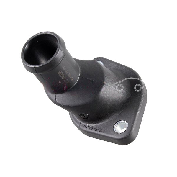 Coolant Flange gearbox side plastic METZGER for e.g. AUDI 80