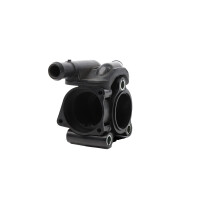 Thermostat Housing Plastic housing without thermostat METZGER for FORD FOCUS