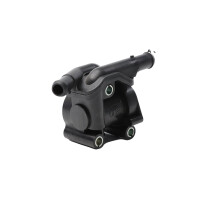 Thermostat Housing Plastic housing without thermostat METZGER for FORD FOCUS
