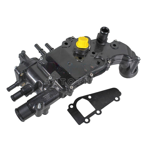 Thermostat Housing Plastic housing with Sensor METZGER for e.g. CITROËN BERLINGO