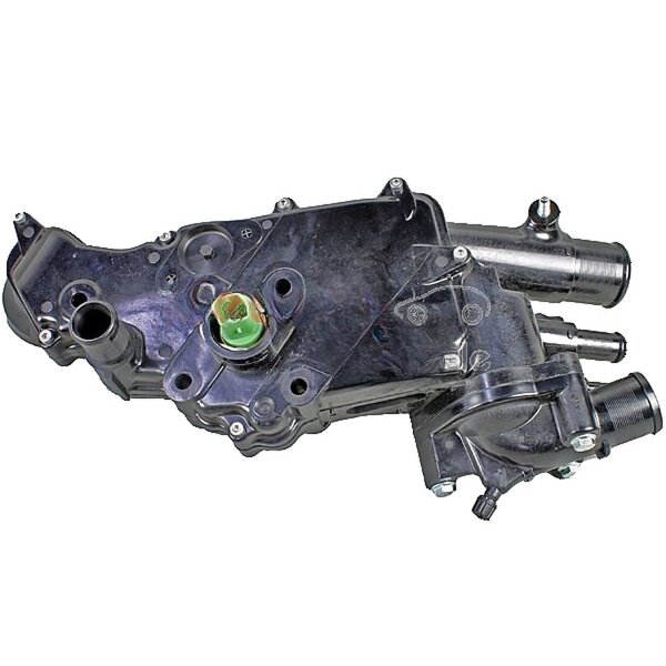 Thermostat Housing Plastic housing with Sensor METZGER for e.g. CITROËN C5