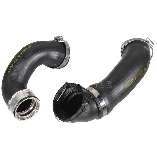 Ladeluftschlauch Drosselklappengehäuse mit Schellen METZGER für BMW X3