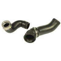 Charge air hose intercooler left throttle body METZGER...