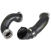 Ladeluftschlauch Drosselklappengehäuse mit Schellen...