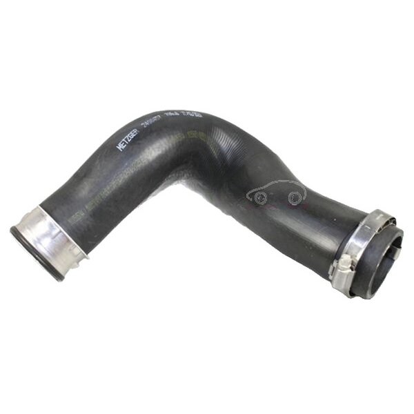 Charge Air Hose top with clamp METZGER IAM-Expertise suitable for e.g. AUDI Q7