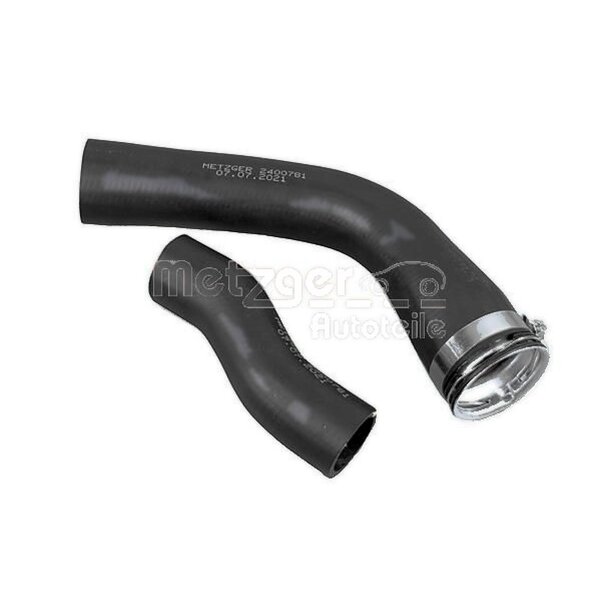Charge Air Hose METZGER IAM-Expertise suitable for e.g. ALFA ROMEO GIULIETTA
