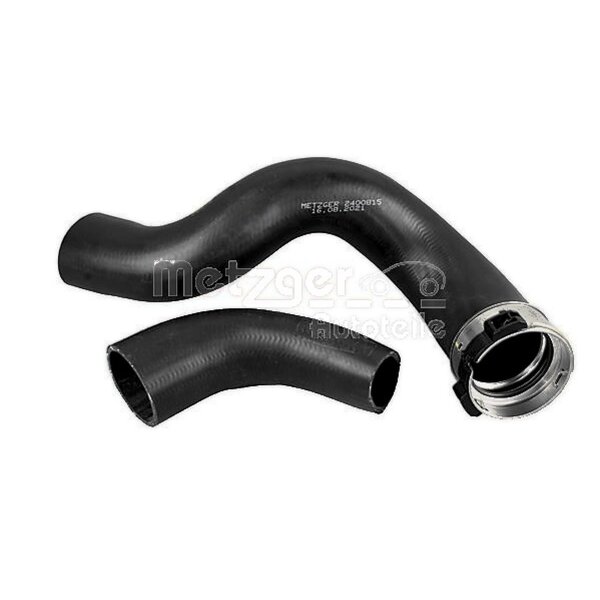 Charge Air Hose left without clamps METZGER for e.g. OPEL VIVARO